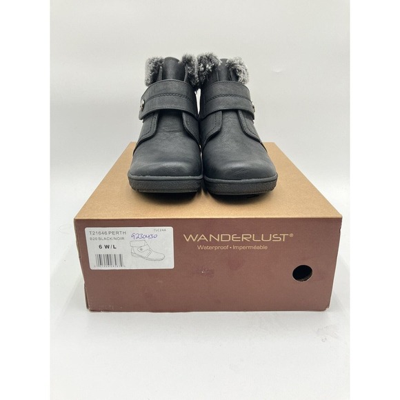 NEW Wanderlust Perth Waterproof Women's Boots Black US Size 6 T21646 NEW IN BOX - Picture 11 of 11